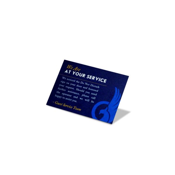 DND HONORED STAYOVER CARD #2