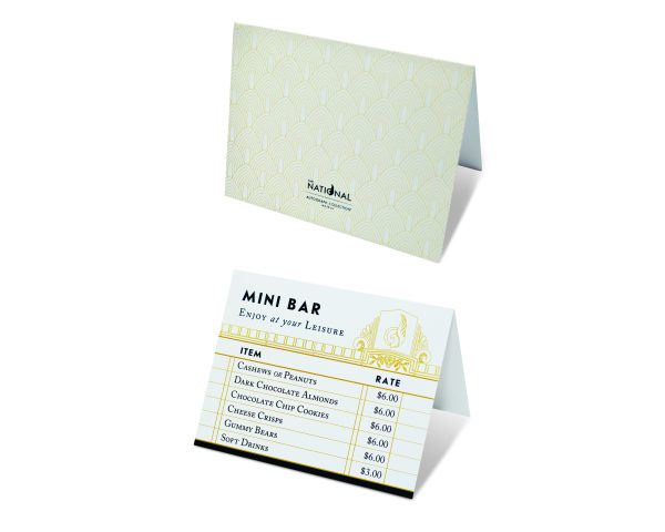 The National - Mini Bar Card